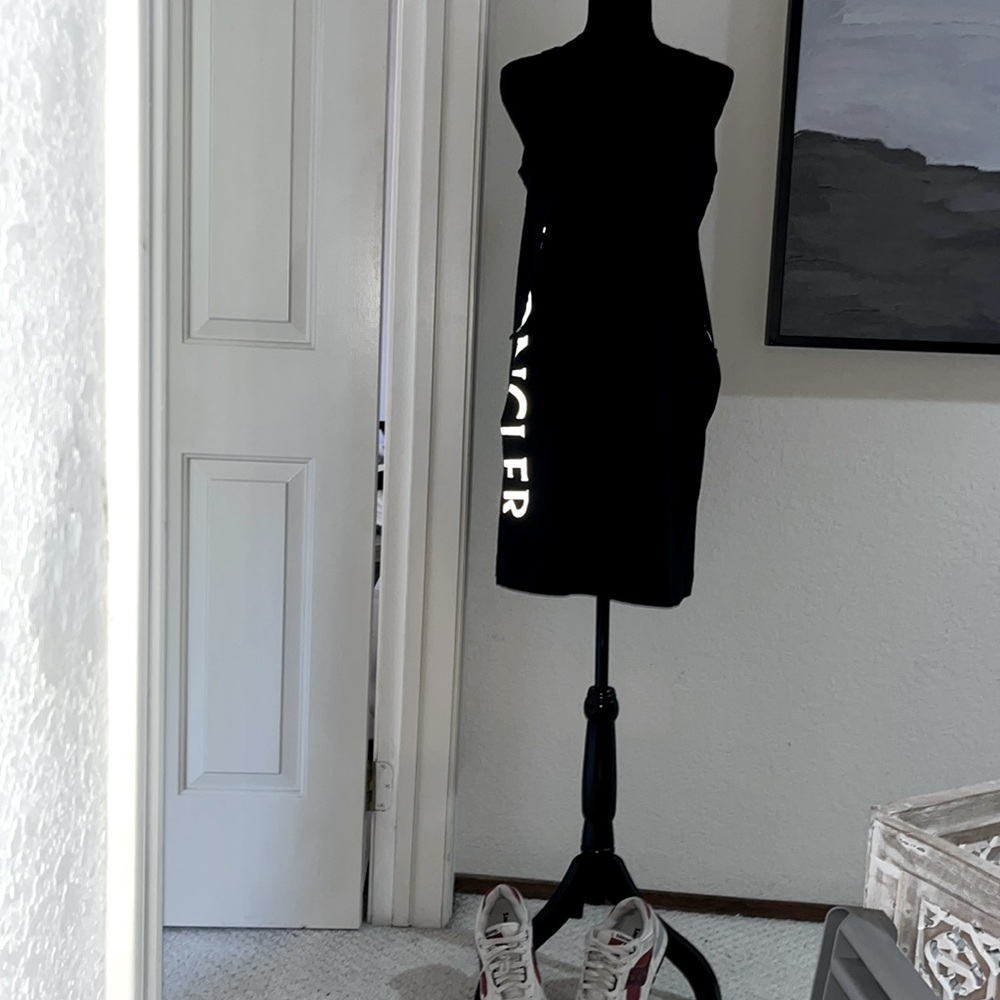 Moncler Black Mini Dress